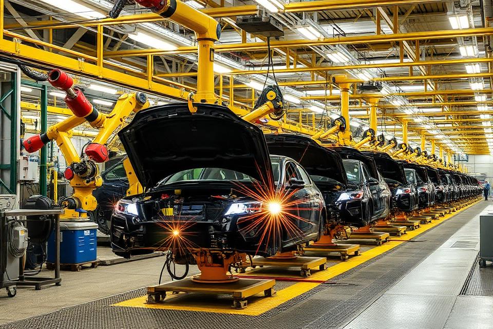 Otomotiv Yan Sanayi Montaj Hattı
